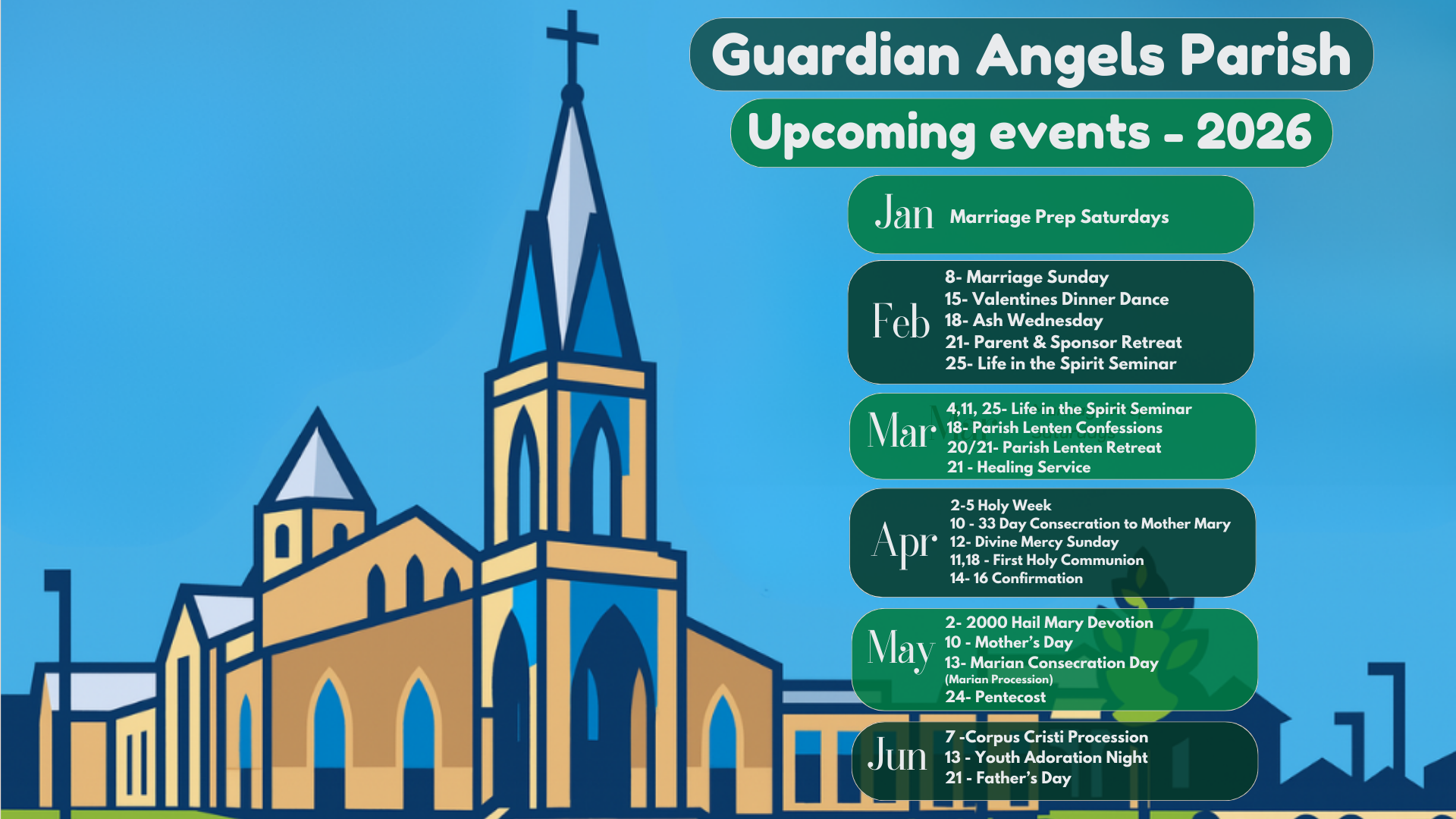 Jan-June 2026 Events