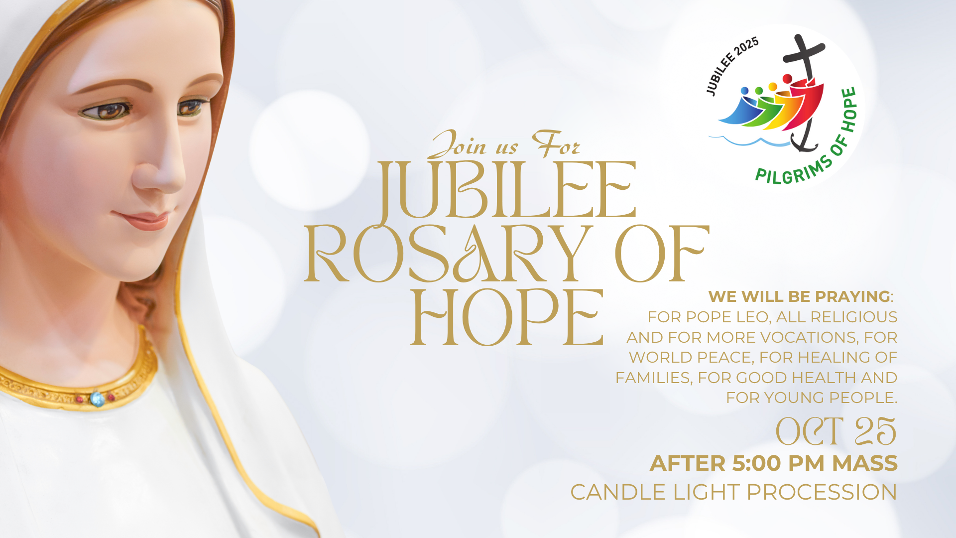 Event Rosary walk Oct 25